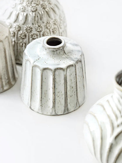 Rustic Handmade Ceramic Vase for Floral Arrangements