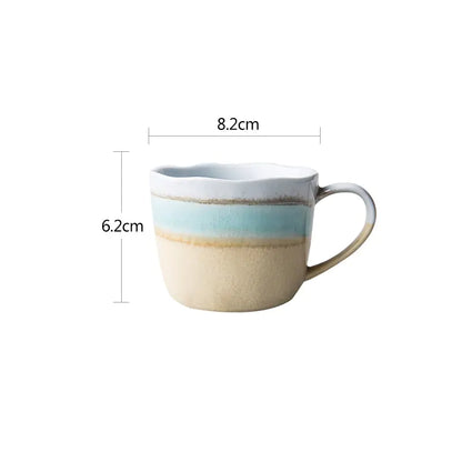 Creative Japanese Rustic Glaze Ceramic Coffee Mug