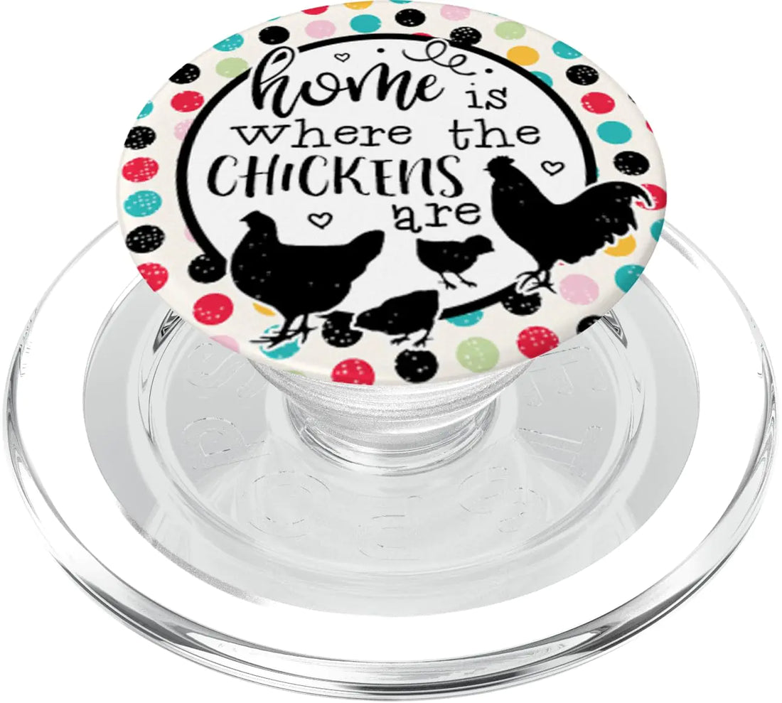 Funny Chicken PopSocket – Swappable Phone Grip for Phones &amp; Tablets