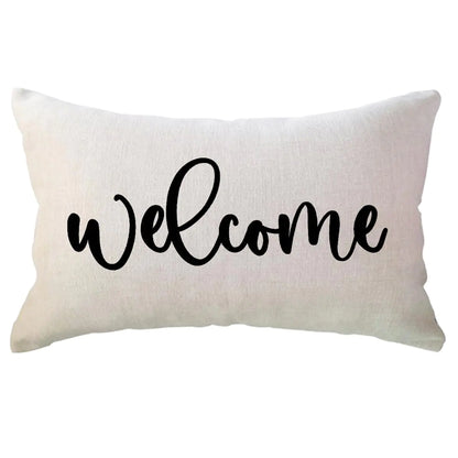 ULOVE Rustic Farmhouse Lumbar Pillow Cover