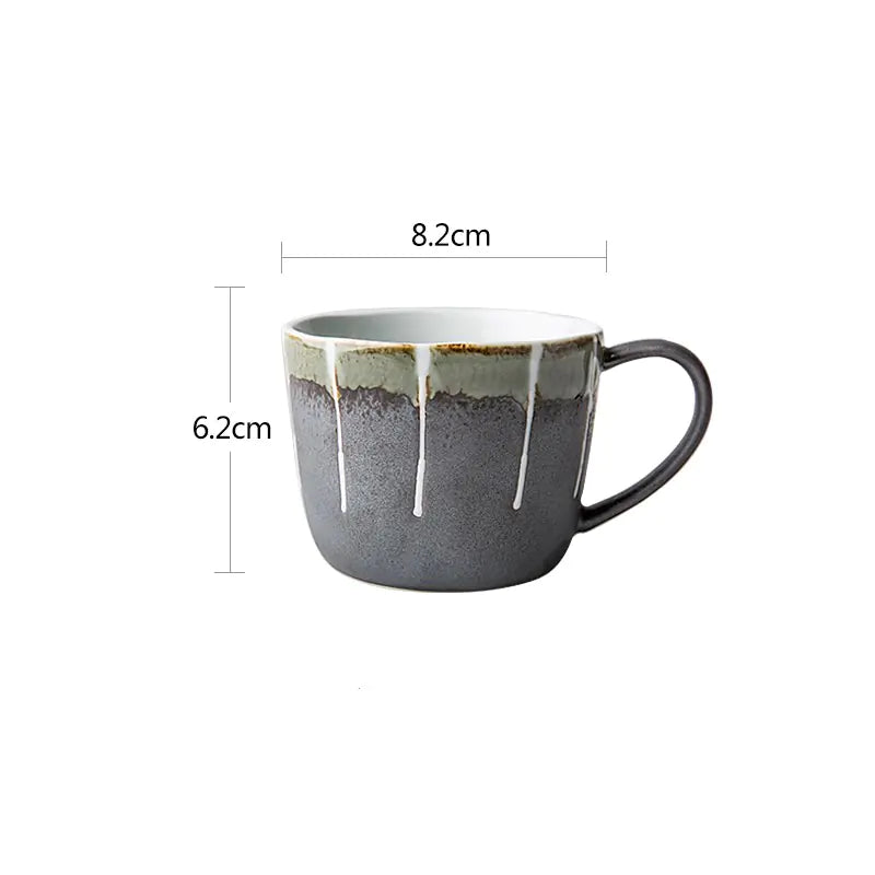 Creative Japanese Rustic Glaze Ceramic Coffee Mug