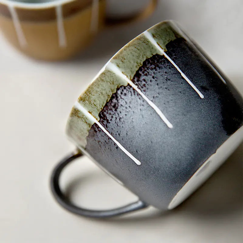 Creative Japanese Rustic Glaze Ceramic Coffee Mug
