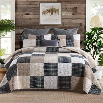 SahSahCasa Queen Quilt Set