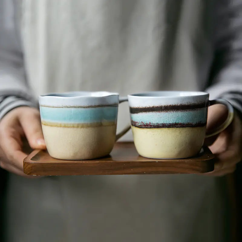 Creative Japanese Rustic Glaze Ceramic Coffee Mug