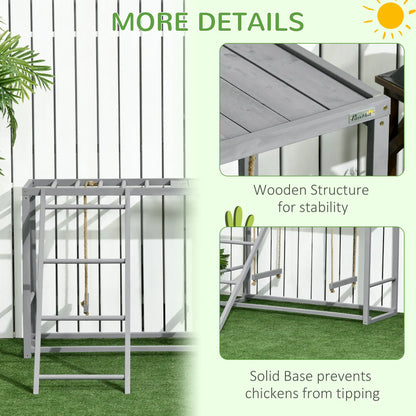Chicken Swing &amp; Activity Set – Wooden Coop Accessory with Perches, Ladder &amp; Play Area for 3–4 Hens