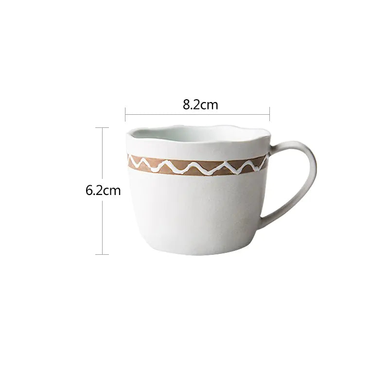 Creative Japanese Rustic Glaze Ceramic Coffee Mug