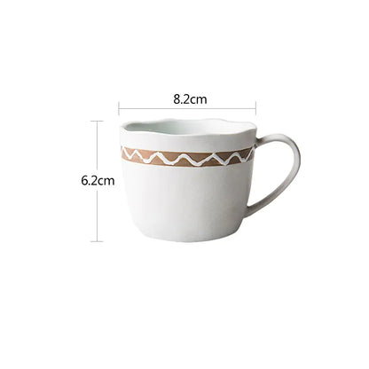 Creative Japanese Rustic Glaze Ceramic Coffee Mug